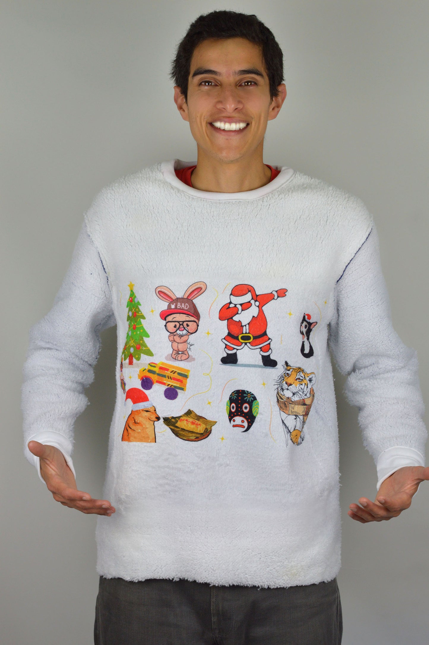 🫔🎅🎄Ugly Christmas Sweater 2 in 1🎄🎅🫔